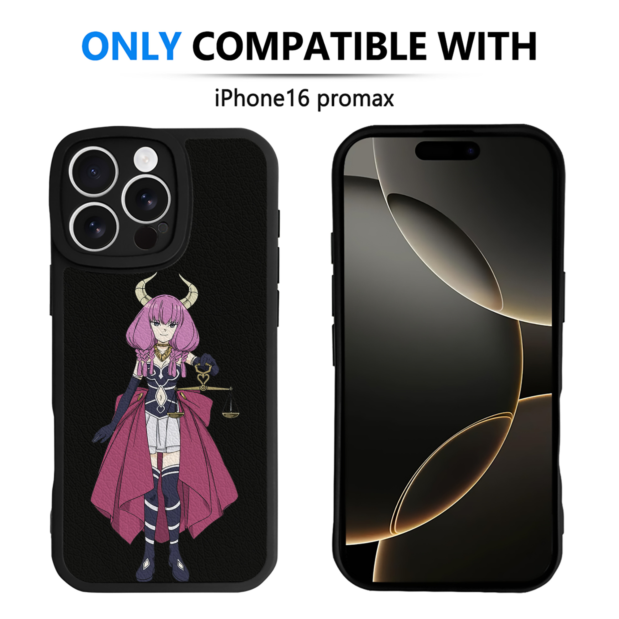 （画像用） 葬送のフリーレン Frieren 【iPhone 16シリーズ対応】シリコンスマホケース（レザー調） 材質：シリコン